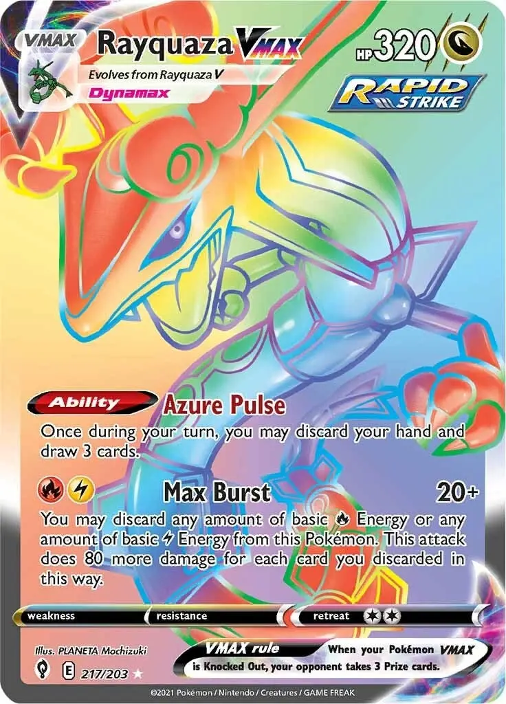 Rayquaza Vmax (Secret) (217/203) (Swsh07) 1