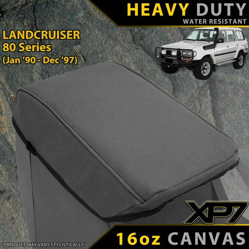 Razorback 4X4 Xp7 Heavy Duty Canvas Console Lid Cover Suitable For A Toyota Landcruiser 80 Series (In Stock) 1
