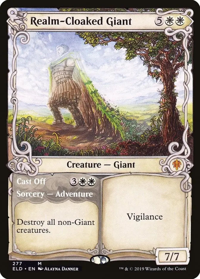 Realm-Cloaked Giant (Showcase) (277) (Eld) 1