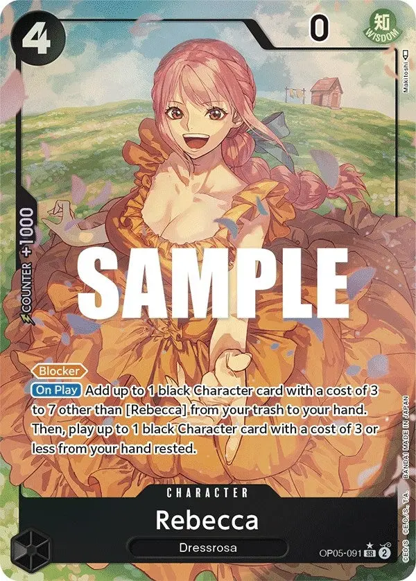 Rebecca (Alternate Art) (Op05-091) (Op05) 1