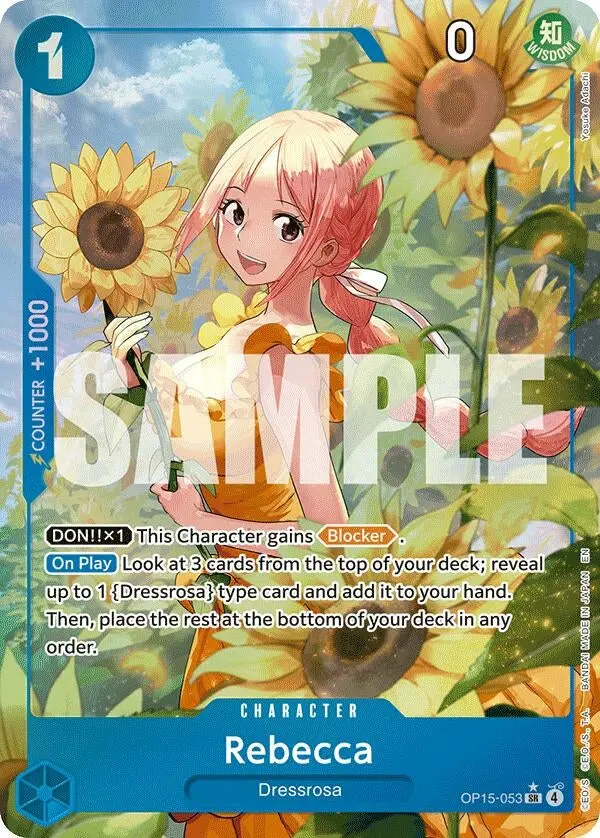 Rebecca (Op15-053) (Alternate Art) (Op15-053) (Op15-Eb04) 1
