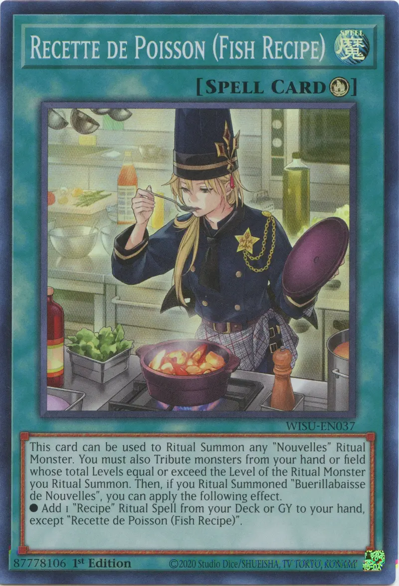 Recette De Poisson (Fish Recipe) [Wisu-En037] Super Rare 1