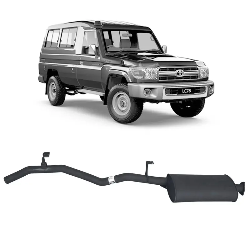Redback 2.5" Exhaust For 79 Series Exhaust 1Hz With Muffler 2