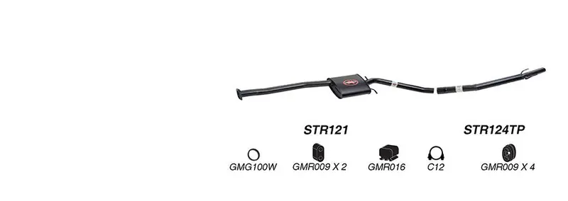 Redback 2.5" Exhaust For Holden Commodore Ute Vt Vu Vy (01/1997 - 2004) 1