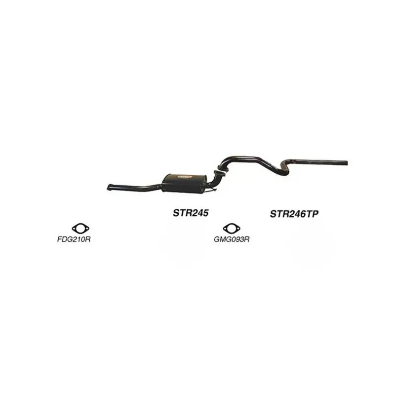 Redback Exhaust 2 1/2" Cat Back System For Falcon (01/2002 - 04/2008), Fairmont (01/2002 - 04/2008) 1