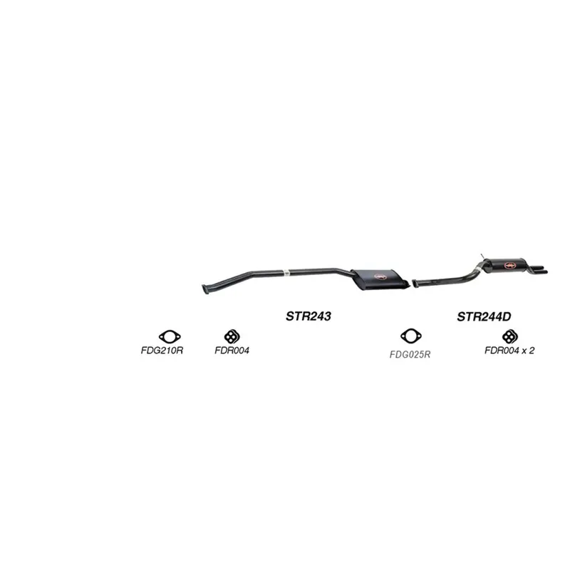 Redback Exhaust 2 1/2" Cat Back System For Falcon (07/1998 - 09/2002) 1