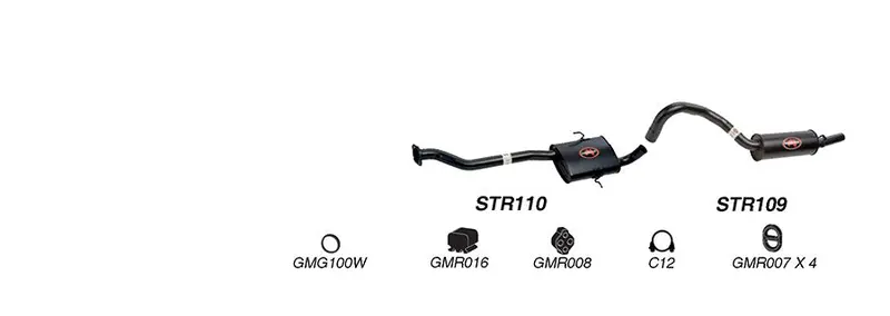 Redback Exhaust 2 1/2" Cat Back System For Holden Commodore (04/1995 - 12/2000) 1
