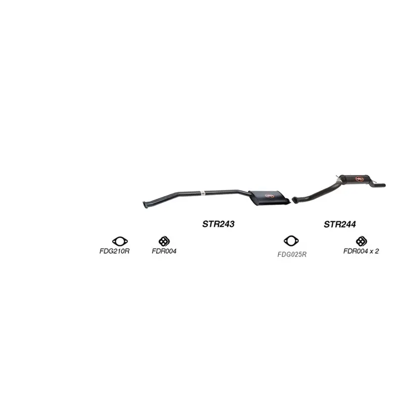 Redback Exhaust 2 1/2" Cat Back System Suits Ford Falcon (07/1998 - 09/2002) 1