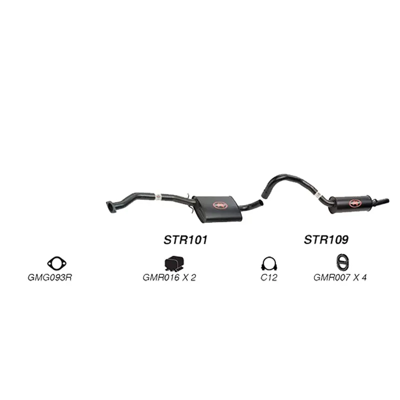 Redback Exhaust 2 1/2" Complete System For Holden Calais (03/1988 - 08/1988),Commodore (10/1986 - 1988) 1