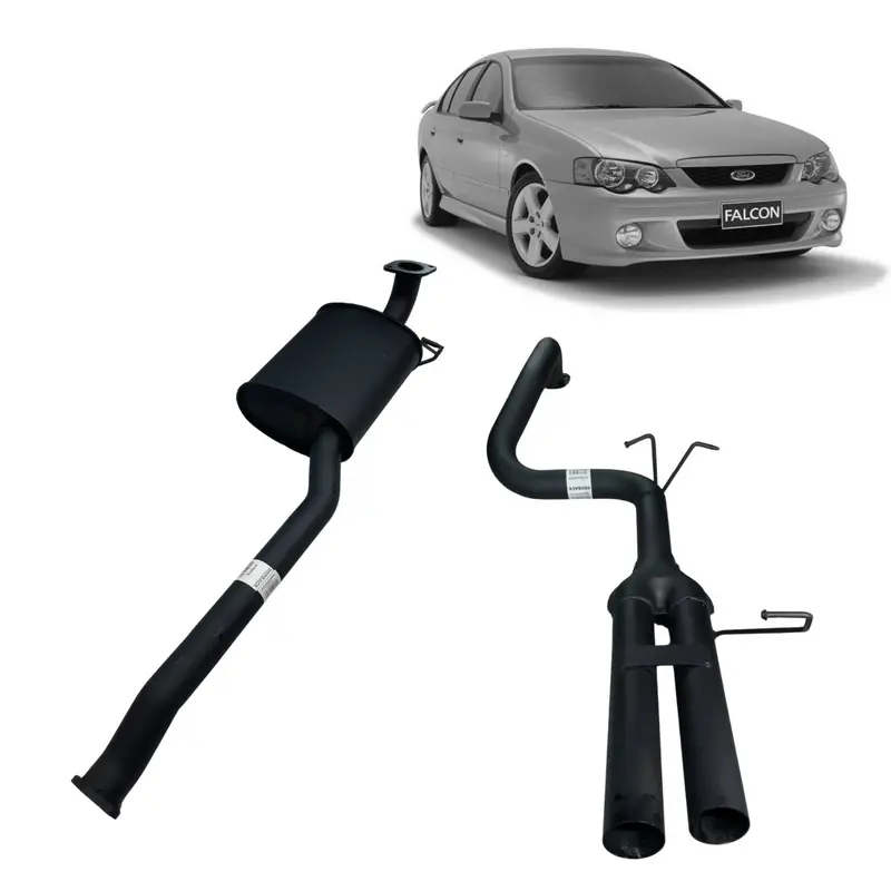 Redback Exhaust For Ford Falcon Ba Bf Sedan 2.5" Catback With Centre Muffler And Dual 2.5" Rear 1