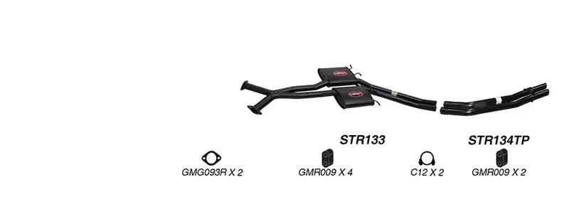 Redback Exhaust System For Holden Commodore (09/1997 - 01/2007),Hsv Maloo (03/2001 - 2004),Maloo R8 (03/2001 - 2004) 1