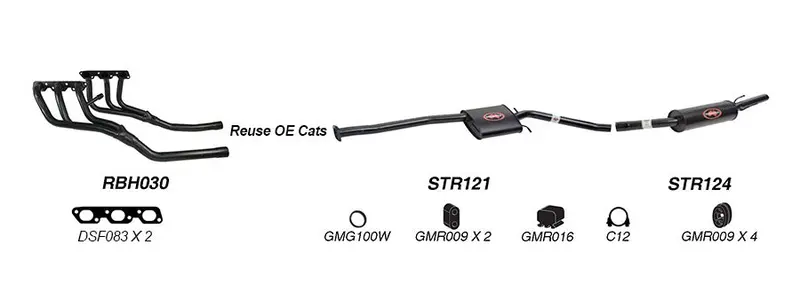 Redback Exhaust System For Holden Commodore (09/1997 - 08/2004) 1