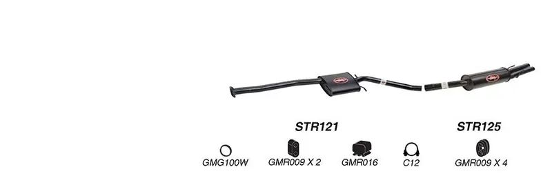 Redback Exhaust System For Holden Commodore (09/1997 - 08/2004),Statesman (06/1999 - 2004),Caprice (06/1999 - 07/2004) 1