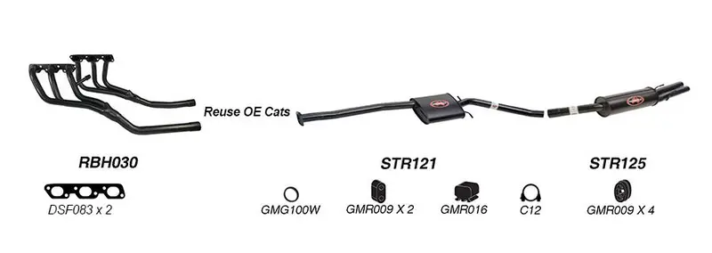 Redback Exhaust System For Holden Commodore (09/1997 - 2004) 1