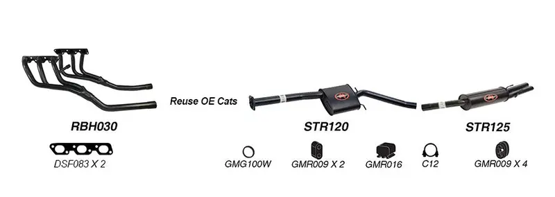 Redback Exhaust System For Holden Commodore (09/1997 - 2004),Calais (08/1997 - 08/2004),Hsv Xu6 (03/1998 - 2002) 1