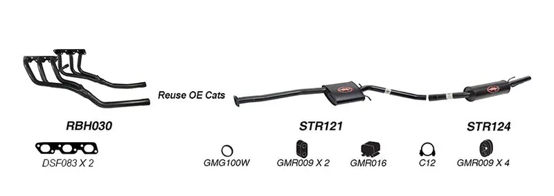 Redback Exhaust System For Holden Commodore (12/2000 - 08/2004) 1