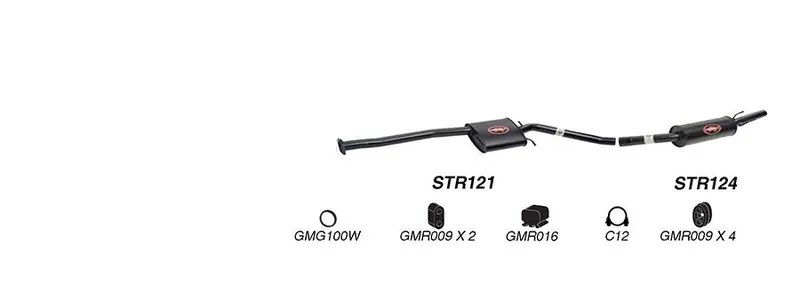Redback Exhaust System For Holden Commodore 12/2000 - 2004 1