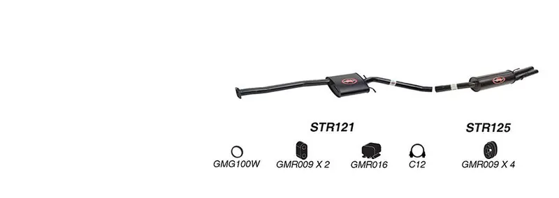 Redback Exhaust System For Holden Commodore 2000 - 08/2004 1