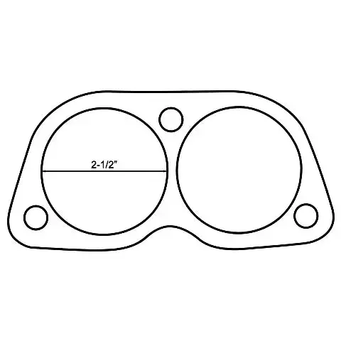 Redback Exhaust Twin 2 1/2" Cat Back System For Ford Falcon (09/2002 - 09/2005) 2