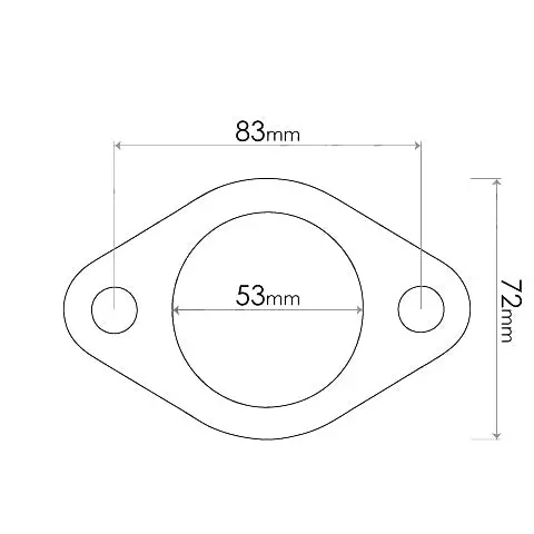 Redback Flange Gasket For Various Ford,Mitsubishi,Mazda,Holden,Kia,Hyundai & Nissan Vehicles 1