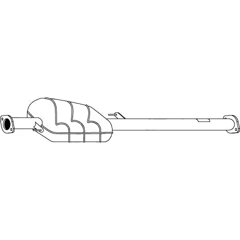 Redback Muffler For Hyundai Tucson (08/2004 - 01/2010), Kia Sportage (05/2005 - 08/2007) 1