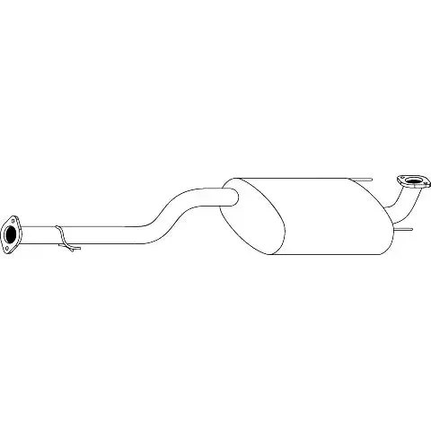 Redback Mufflers Bolt On For Toyota Hilux (01/2005 - 09/2015) 1