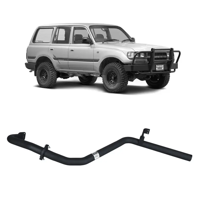 Redback Performance Tailpipe Assembly For Toyota Landcruiser 80 Series Wagon 4.2L 1Hz & 4.5L Fz (01/1990 - 02/1998) 1