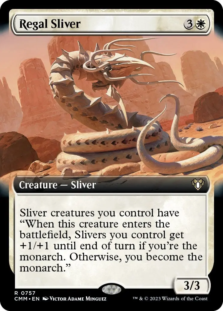 Regal Sliver (Extended Art) (757) (Cmm) 1
