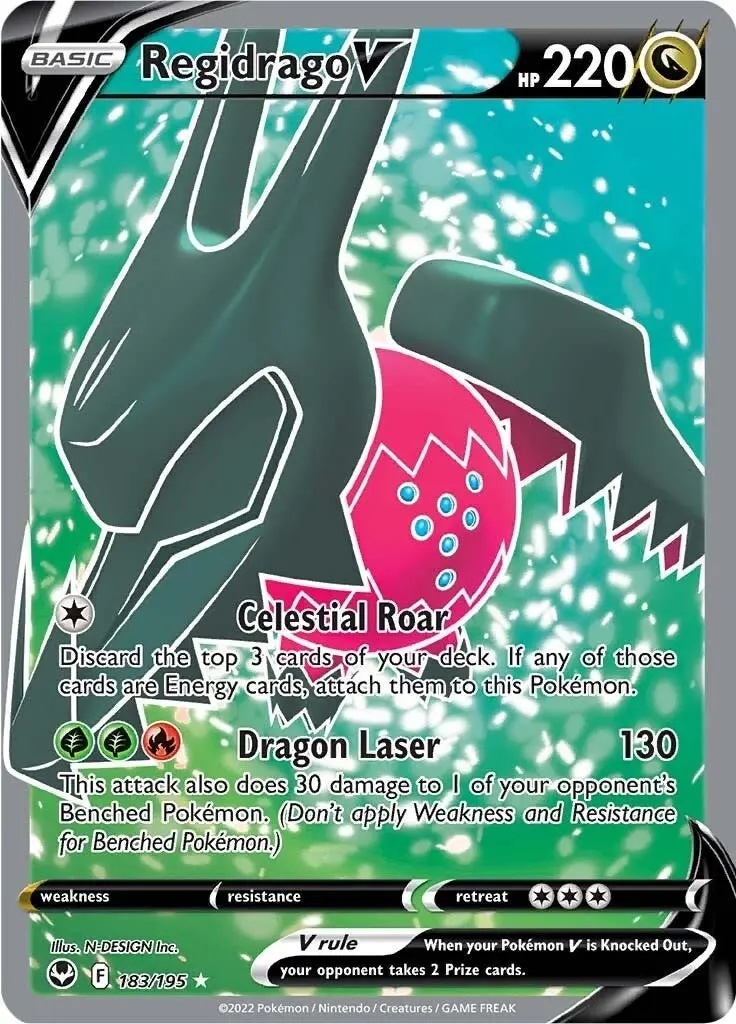 Regidrago V (Full Art) (183/195) (Swsh12) 1