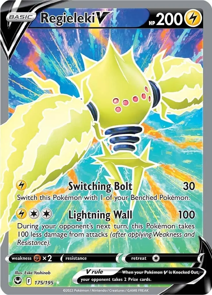 Regieleki V (Full Art) (175/195) (Swsh12) 1