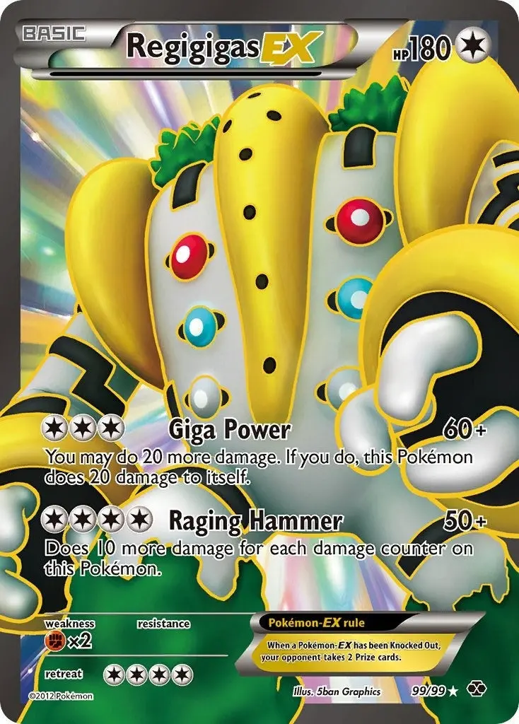 Regigigas Ex (99 Full Art) (99/99) (Nxd) 1