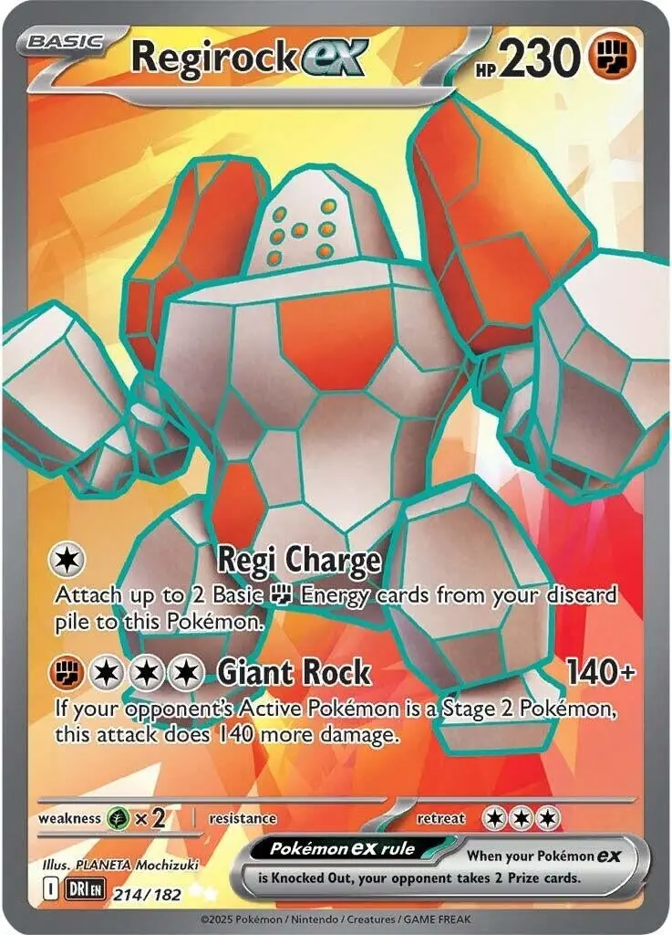Regirock Ex (214/182) (Dri) 1