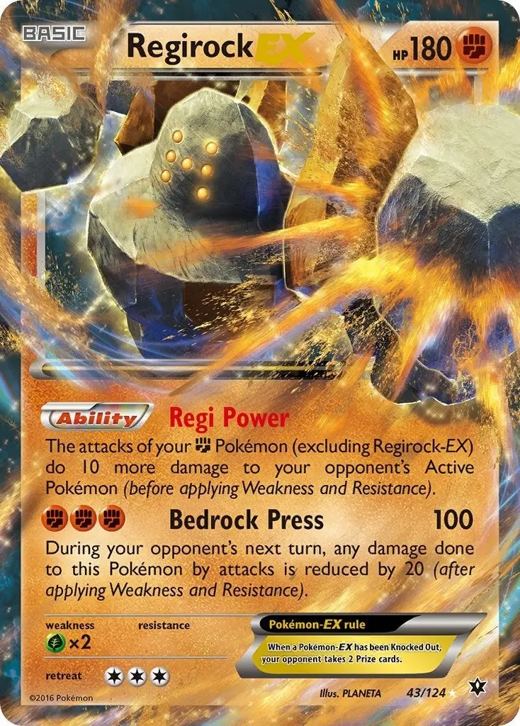 Regirock Ex (43/124) (Fco) 1