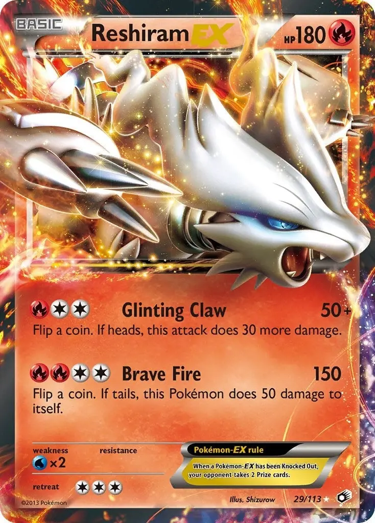Reshiram Ex (29/113) (Ltr) 1