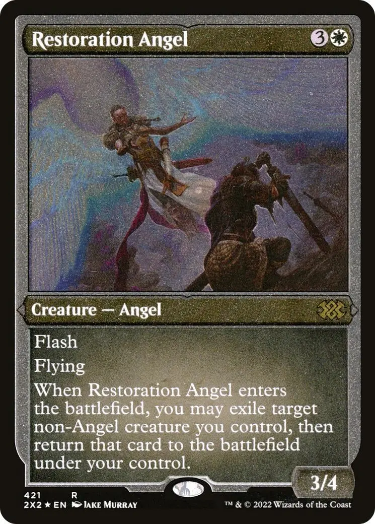 Restoration Angel (Foil Etched) (421) (2X2) 1