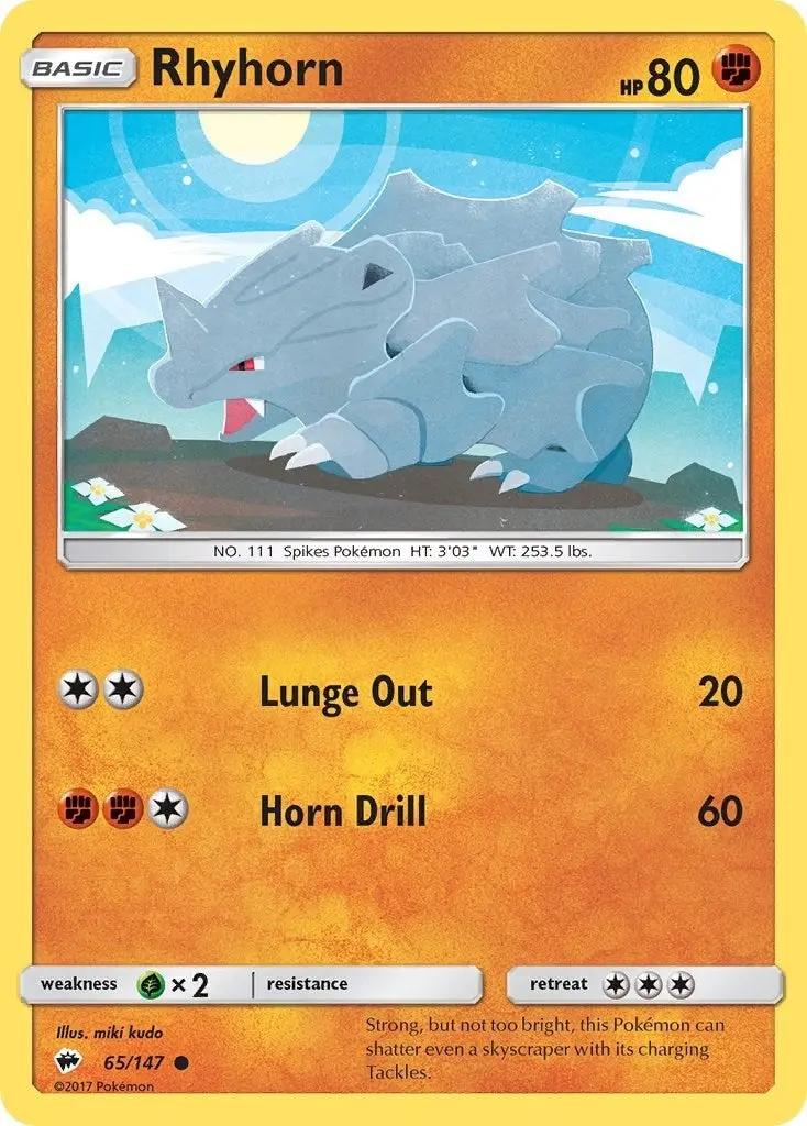Rhyhorn (65/147) (Sm03) 1