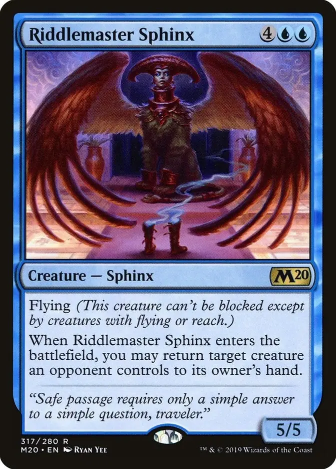 Riddlemaster Sphinx (317) (M20) 1