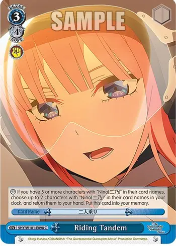 Riding Tandem (5Hy/W101-E098 C) [The Quintessential Quintuplets Movie] 1