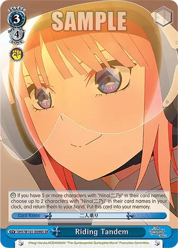Riding Tandem (5Hy/W101-E098s Sr) [The Quintessential Quintuplets Movie] 1