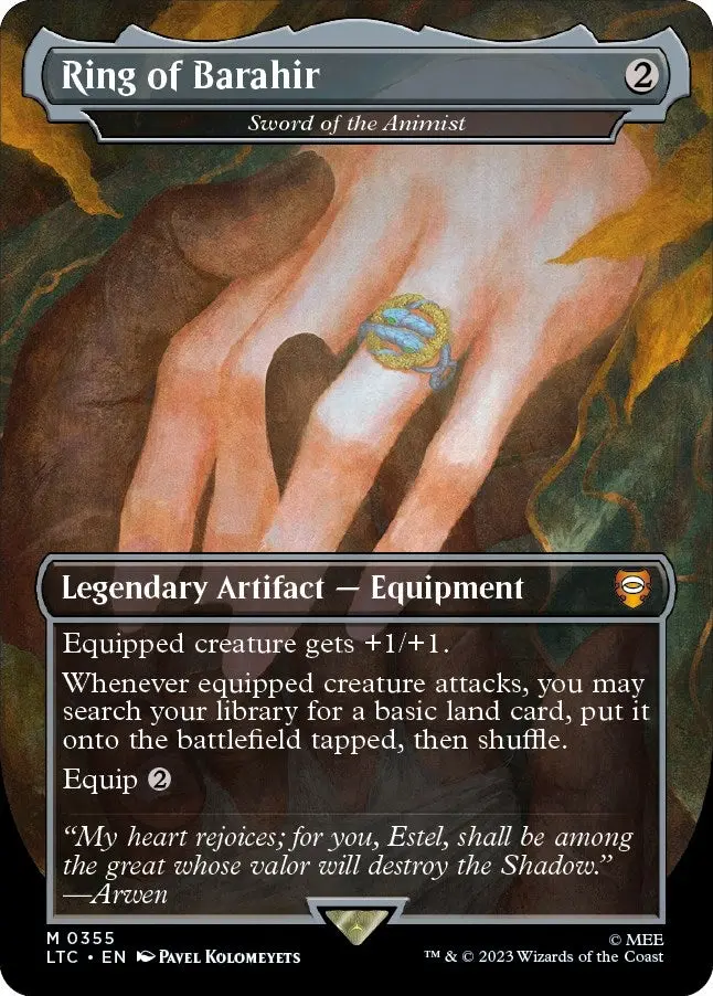 Ring Of Barahir - Sword Of The Animist (355) (Ltc) 1