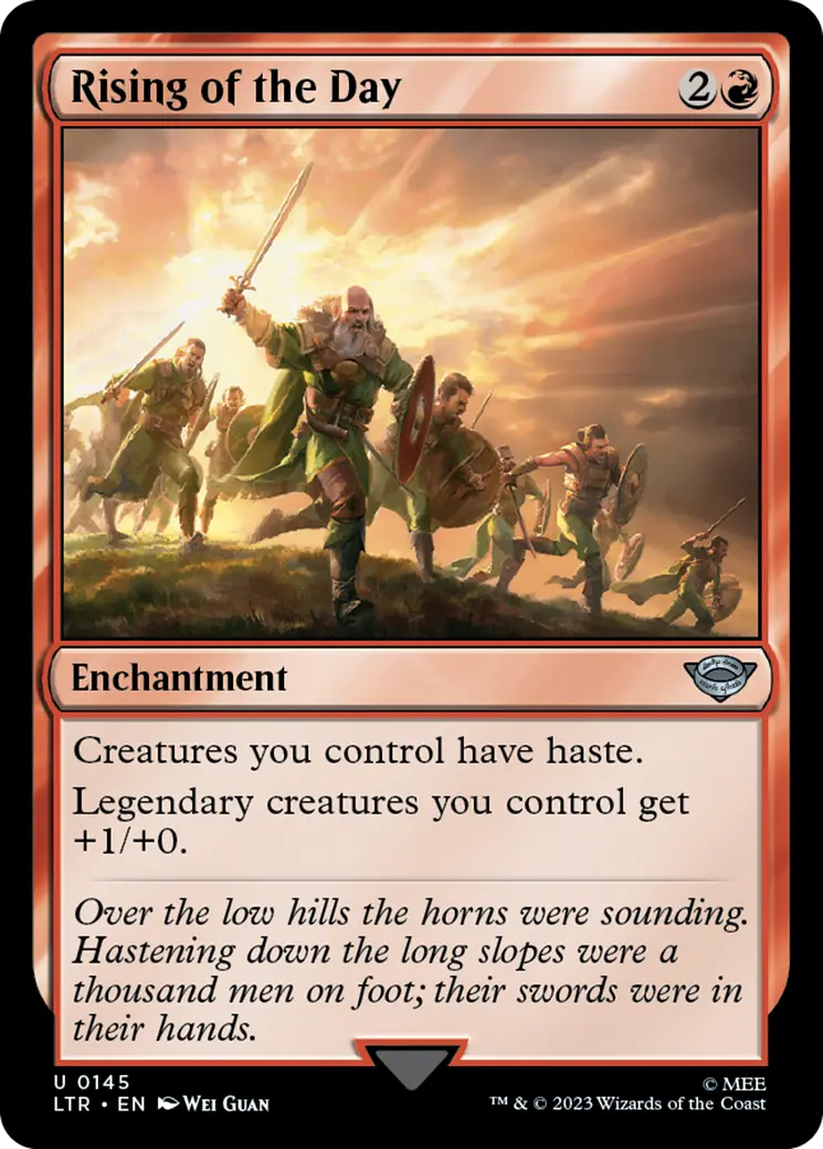 Rising Of The Day [The Lord Of The Rings: Tales Of Middle-Earth] 1