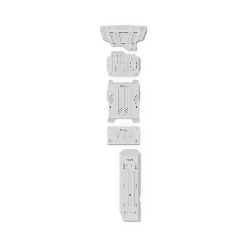 Rival Aluminum Bash Plates Ford Ranger Next Gen 2022 Onwards / Amarok 2023 Onwards - Set Of 5 1
