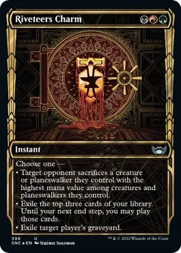 Riveteers Charm (Gilded Foil) (396) (Snc) 1