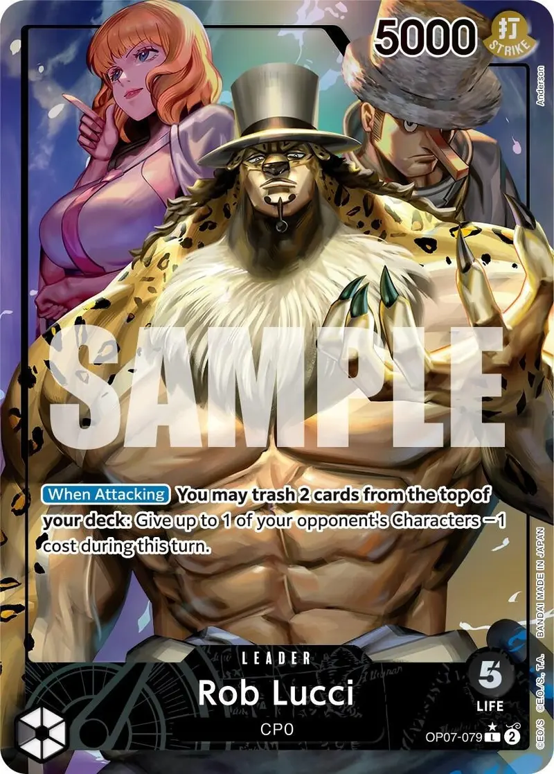 Rob Lucci (079) (Parallel) (Op07-079) (Op07) 1
