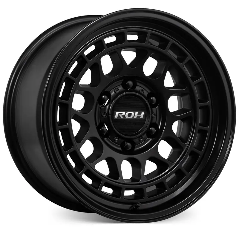 Roh Lotus Wheels In Matte Black - Liteforged Series 1