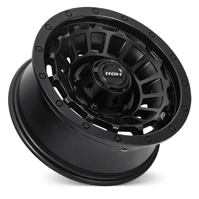Roh One Twenty Matte Black Wheels 1