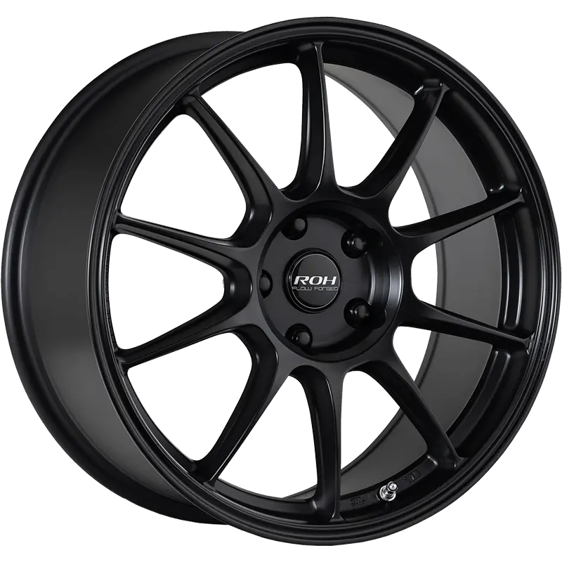 Roh Rf7 Wheels In Matte Black 1