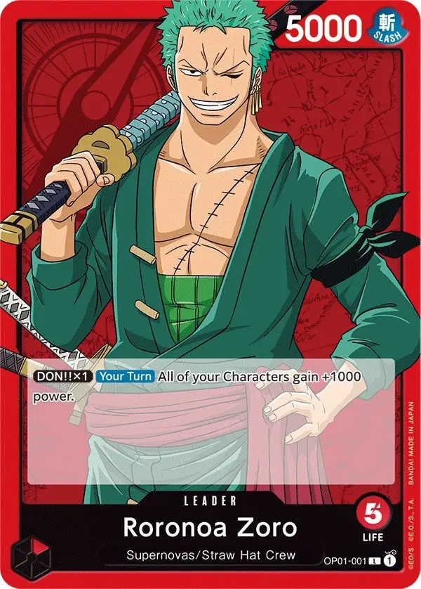 Roronoa Zoro (001) (Op01-001) (Op01) 1