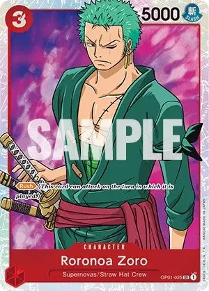 Roronoa Zoro (025) (Op01-025) (Op01) 1