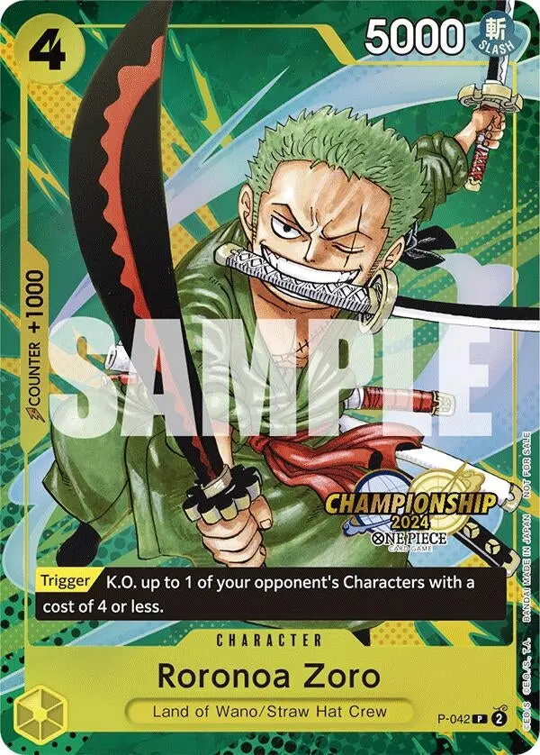 Roronoa Zoro (Cs 2024 Event Pack) (P-042) (Op-Pr) 1